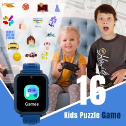 Hot Kids Smart Watches With 16 Games Camera Music Alarm Flashlight Step Count Birthday Gifts For Age 3-12 Boys Girls