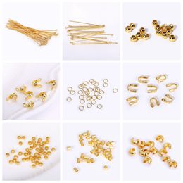 18K Gold Plated Brass Curved Pins DIY Beading Fittings,Pins For Jewelry,DIY Jewelry Making Accessories Wholesale