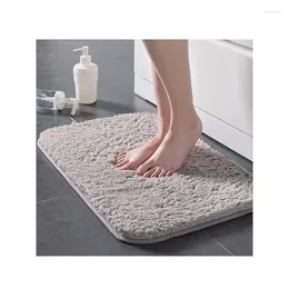 Carpets Solid Design Door Mat Anti Slip Chenille Water Absorbent Bathroom Rug China Doormats Rugs