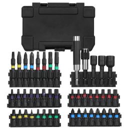 15/20/45PCS Drill Bit Impact Driver Bit Set for Wood Metal Steel and Security Screwdriver Bits for Power Tool with Case