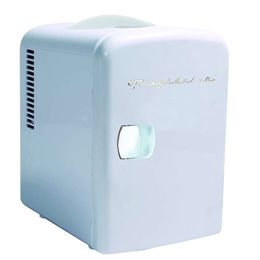 Frigidaire Mini Portable Compact Personal Refrigerator Cooler, 4-liter Capacity for Cooling Six Cans of 12 Ounces (approximately 340.2 Grams), 100% Freon Free,