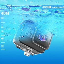 TELESIN 40M Diving Protective Case Underwater Waterproof for Gopro Hero 8 Sport Camera Accessories