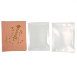 Storage Bags Music Folder A4 Size 20 Sleeves 40 Pockets Capacity PU Leather Cover Sheet Holder For Piano Guitar Band