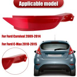 Rear Bumper Right Reflector Light Cover Compatible with Ford Fiesta 2009-2014 Professional Right Rear Bumper Tail Fog Light