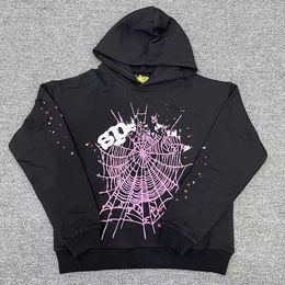 hoodie designer hoodie luxury men women hoodie spider pink purple Young Thug tracksuit 55555 web jacket Sweatshirt 555 High qualityXLZQ