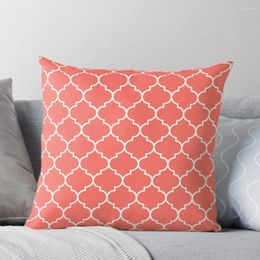 Pillow Living Coral Quatrefoil Throw Christmas Cases Cusions Cover