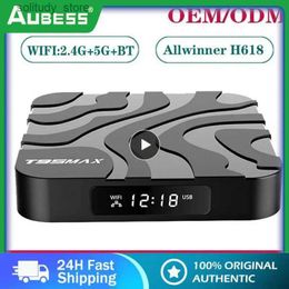 Set Top Box IP T95 MAX TV Box Android 12 M3U Dual Band WiFi 2.4G 5.8G TVBOX BT4.0 6K 1080P Android Smart Media Player Quick Top Box New Q240331