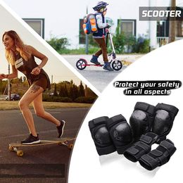 Adult/Child Knee Pads Elbow Pads Wrist Guards 3 in 1 Protective Gear Set for Multi Sports Skateboarding Skating Cycling Scooter