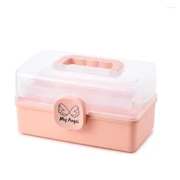 Storage Boxes Children's Hair Accessories Box Girl Rubber Band Headdress Desktop Finishing Dressing Jewellery Case