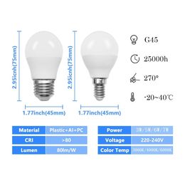 4PCS Factory direct LED light bulb candle lamp E14 E27GU10 MR16 220V low power 3W-7W high lumen no strobe Apply to study kitchen