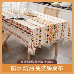 Table Cloth Washable Oil Resistant Waterproof Pad Coffee With Advanced Feeling