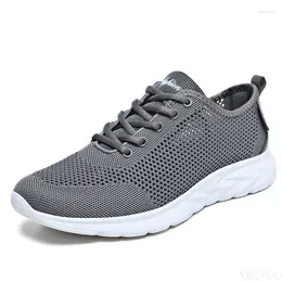 Casual Shoes Mesh Men Sneakers Summer Breathable Outdoor Non-slip Walking Gym Lace-up Mens Trainers Size 38-47