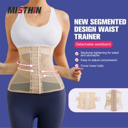 MISTHIN Women Breathable Waist Trainer Body Shaper Belt Slimming Sweat Workout Shapwear Corset Postpartum Belly Plus Size Girdle