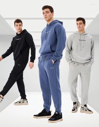 Men's Tracksuits Baasploa Tracksuit Hoodie Trousers Brand Comfortable Breathable Fashion Casual