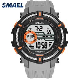Sport Watches Military SMAEL Cool Watch Men Big Dial S Shock Relojes Hombre Casual LED Clock1616 Digital Wristwatches Waterproof205L