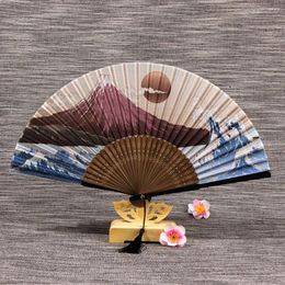 Decorative Figurines Silk Tassel Art Gift Wedding Party Ornaments Craft Handle Hand Fan Crafts Folding Home Decoration