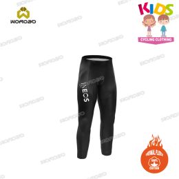 Ineos Grenadier Kids Cycling Clothing Children Cycling Jersey Set 2020 Winter Long Sleeve Boy Thermal Fleece Shirt Bike Suit