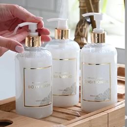 Liquid Soap Dispenser Type Shampoo Bottles And Bottle Bathroom Dispensers Accessories Conditioner Lotion 500ml Refillable Press