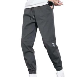 Frachthosen Hosen für Männer 2022 elastische Taille Kühlschnelle Kühle Federhosen Knöchelband hochwertige Tech-Ceolle-Hosen