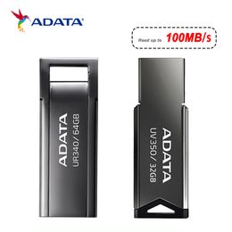 ADATA 3.2 USB Flash Drive 32GB 64GB 128GB Pen Drive Car Speaker Metal Encrypted U Disc Pendrive USB device for Phone Computer PC