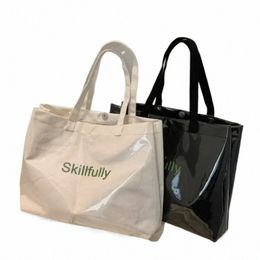 fi Transparent Women's Tote Bag Large Capacity Women Luxury Designer Handbag Bags Ladies Shoulder Bag with Free Ship H5kw#