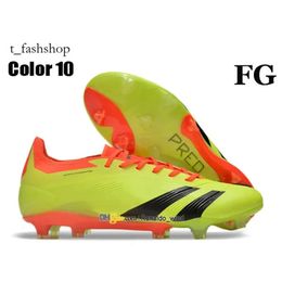 هدية حقيبة رجالي عالية في الكاحل أحذية كرة القدم دقة FG Firm Ground Laceless Cleats دقة.