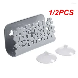 Kitchen Storage 1/2PCS Sponges Holder Sink Drain Drying Rack Self Adhesive Dish Organiser Bathroom Plastic Soap