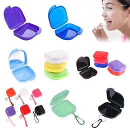 Storage Bottles 1 Dental Retainer Orthodontic Mouth Guard Container Plastic Oral Hygiene Supplies Tray Appliance Case Denture Box