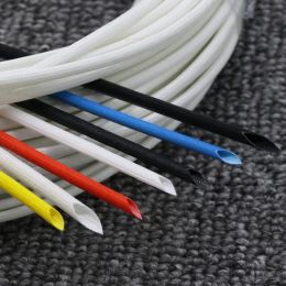 ID 1 ~ 25mm 200 Deg.C Fiberglass Tube Silicone Resin Braided Wire Sleeve Flame Resistant Fiber Glass Insulate Cable Pipe Protect