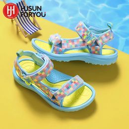 Summer Children Sandals Baby Girls Toddler Soft Non-slip Princess Shoes Baby Cute Pearl Princess Dance Kids Performance Prop 240322