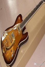 Custom whole popular high quality semihollow body classic electric guitars with customized services8587226