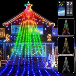 Smart LED String Lights APP Remote Control USB Fairy Star Light for Christmas Navidad Bedroom Indoor Outdoor Xmas Tree Decor