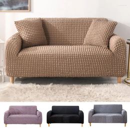Chair Covers Seersucker Sofa Cover Solid Corner Stretch Slipcover Elastic For Living Room Funda Couch Home Decor