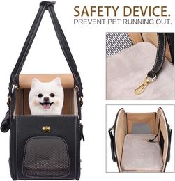 Handbag, pet bag, portable dog backpack, cat bag, cat cage, scratch resistant, waterproof, and recycled pet bag for outdoor use