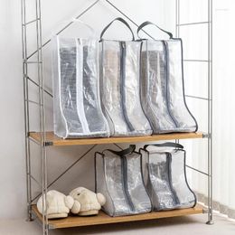 Storage Bags Boot Bag Dustproof Cover For Shoes Transparent Moisture-proof And Mold-proof Long Boots Short Shoe