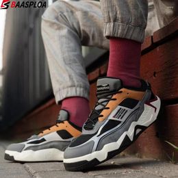 Walking Shoes Baasploa Men's Outdoors Sneakers Waterproof Comfort Tenis For Men Non-Slip