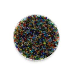 1000/1800Pcs 2mm Transparent Colour Czech Glass Seed Beads Round Loose Beads for DIY Bracelet Earrings Jewellery Making Accessories