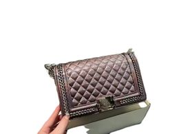 7A Luxury Fashion Women's Chain Bag quilted Diamond Cheque clamshell Bag Leather material Super All-in-one crossbody bag