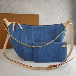 specchio di qualità denim loop borsa a tracolla di lusso del progettista borse a tracolla di grandi dimensioni designer donna borse designer donna mini borsa croce del corpo delle donne borse di lusso