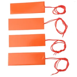 Carpets Heating Pad Silicone Blanket Orange Silicon Rubber 20W 12V 4pcs High Quality