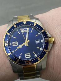 QC 41mm Watch Man's Watch Automatic 2824 Date Black Blue 300m Sapphire Glass Sports ZFF Factory L3.741 HYDROCONQUEST 316L Bezel