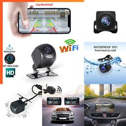 Upgrade New Rear HD Wifi Car Back Side View Reverse Backup Camera For Ios Android Mobile Phone Monitor System