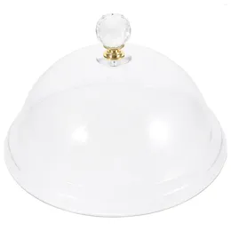 Dinnerware Fresh Cover Kitchen Covers Round Dish Plate Plastic Cake Dome Clear Lid Transparent