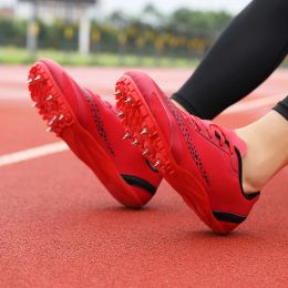 Men Women Track and Field Spikes Shoes Professional Athlete Running Tracking Nail Training Shoes Sneakers