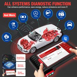 ThinkCar ThinkScan Max Automotive Diagnostic Tools Full System OBD2 Scanner Af DPF Immo 28リセットECUコーディングPK ThinkTool