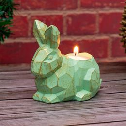 Candle Holders Candlestick Animal Home Ornaments Resin Carved Easter Decorative
