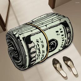 Carpets Easy To Clean Carpet With Money Pattern Soft Absorbent Floor Mat For Bedroom Room Bathroom Cosy