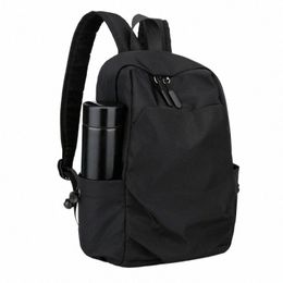 mini Men's Backpack Fi Small Black Shoulder School Bag for Man 2024 Canvas Designer Waterproof Sports Travel Male Backpacks t81Z#