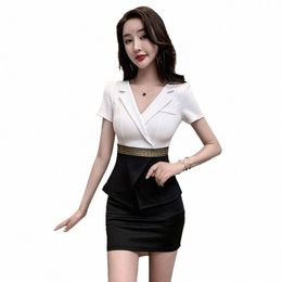 beauty Sal Beautician Uniform Spa Massage Technician Costume Foot Bath Technician Manicurist Uniform Sexy Temperament Suit L0TM#