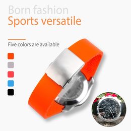 22mm 23mm 24mm Silicone Watch Bands For Tissot T035407 T035 617 T035 439 Rubber Sport Men Watch Strap Black Watchband Waterproof258L